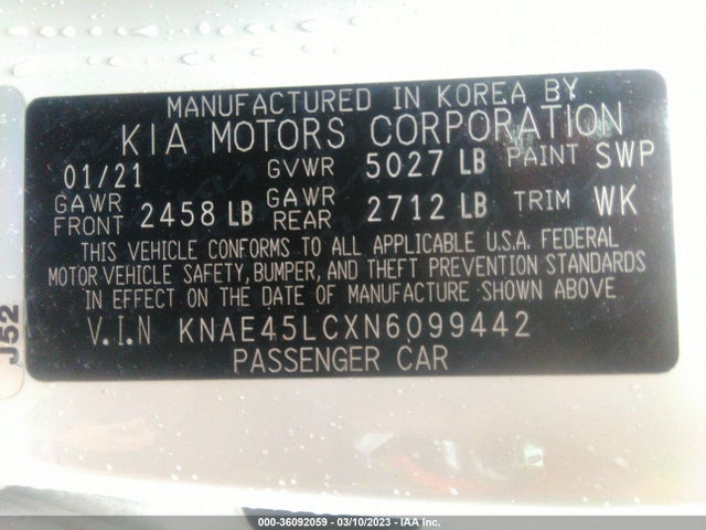 KIA Stinger Gt1 2022 KNAE45LCXN6099442 Image 9