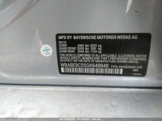WBA8E9C55GK648848 BMW 3 Series 328i