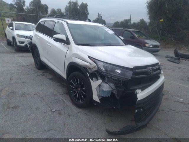Toyota Highlander Se/xle 2019 5TDKZRFH3KS367720 Image 1