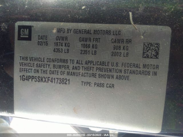 1G4PP5SKXF4173821 Buick Verano