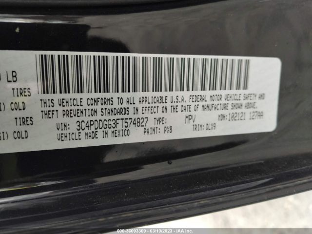3C4PDDGG3FT574827 Dodge Journey Crossroad