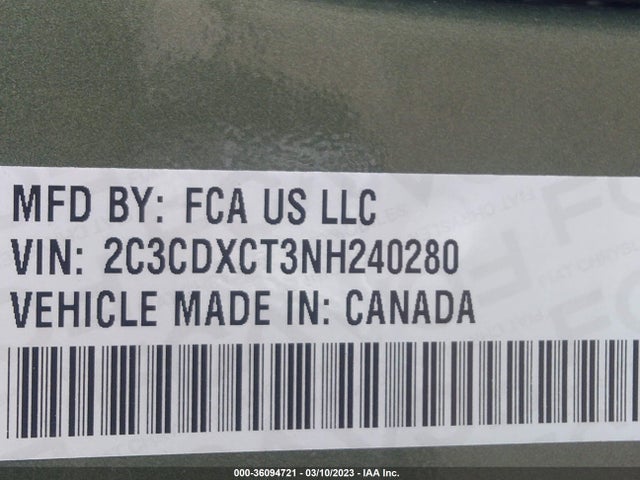 Dodge CHARGER R/T 2022 2C3CDXCT3NH240280 Image 9