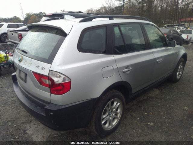 2004 BMW X3 2.5I VIN: WBXPA73404WB27682