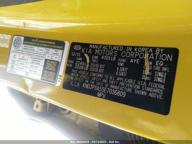 KNDJP3A55E7036809 KIA SOUL +