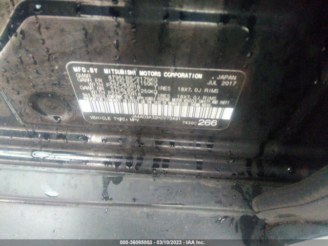 JA4AD3A32HZ070491 Mitsubishi Outlander Se/sel