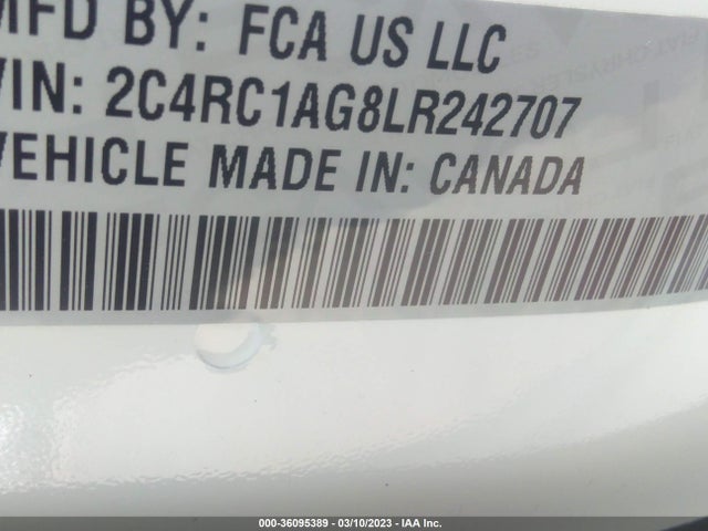 Chrysler Voyager L 2020 2C4RC1AG8LR242707 Image 9