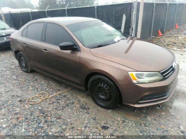 36095412 :رقم المزاد ، 3VW2K7AJ4FM296260 vin ، 2015 Volkswagen Jetta Sedan 2.0l S W/technology مزاد بيع