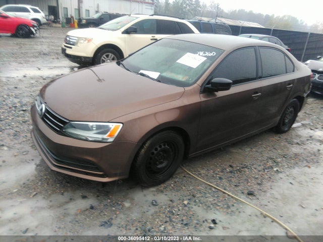 36095412 :رقم المزاد ، 3VW2K7AJ4FM296260 vin ، 2015 Volkswagen Jetta Sedan 2.0l S W/technology مزاد بيع