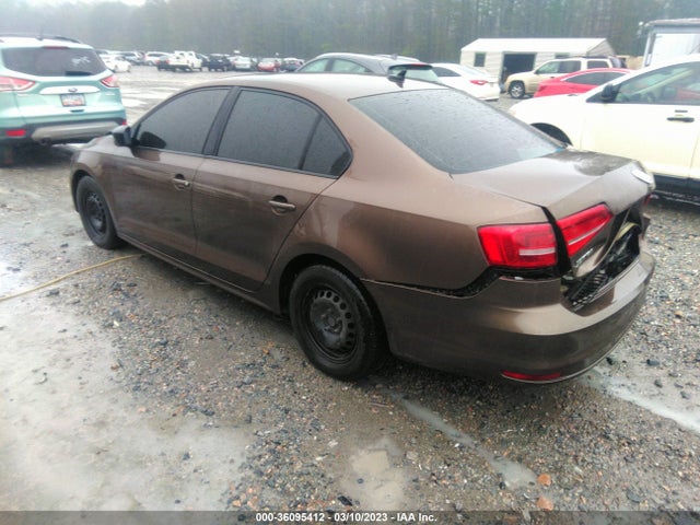 36095412 :رقم المزاد ، 3VW2K7AJ4FM296260 vin ، 2015 Volkswagen Jetta Sedan 2.0l S W/technology مزاد بيع