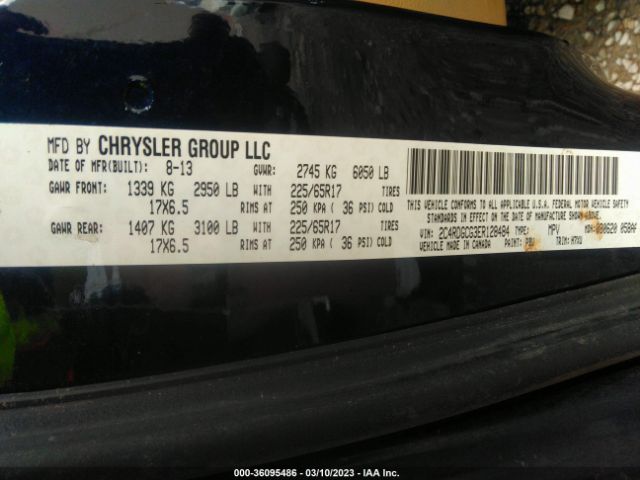 2C4RDGCG3ER128484 Dodge Grand Caravan Sxt