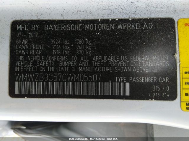 WMWZB3C57CWM05507 Mini COOPER COUNTRYMAN