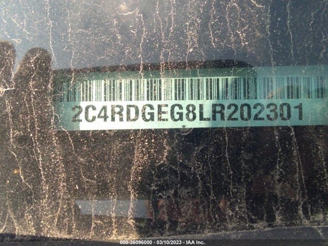 Dodge Grand Caravan Gt 2020 2C4RDGEG8LR202301 Image 9