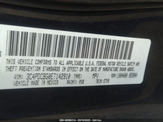 3C4PDCBG0ET142910 Dodge Journey Sxt