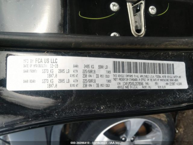 1C4PJMDX5LD578506 Jeep Cherokee Limited