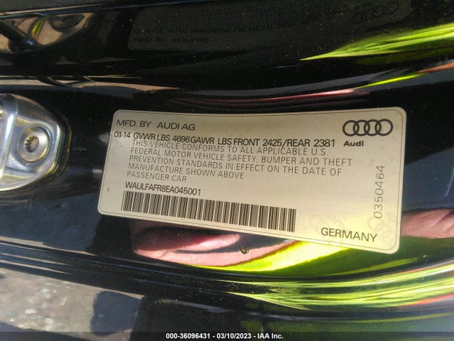 Audi A5 Premium Plus 2014 WAULFAFR8EA045001 Image 9