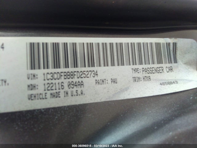 Dodge DART SXT 2015 1C3CDFBB8FD252734 Image 9