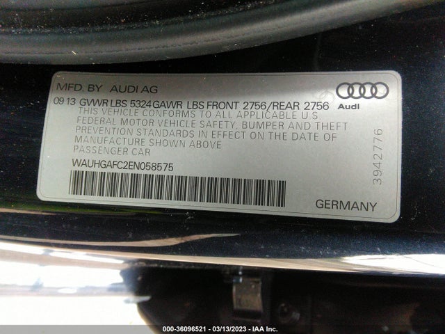 WAUHGAFC2EN058575 Audi A6 3.0t Prestige