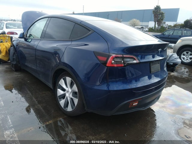 2021 TESLA MODEL Y LONG RANGE VIN: 5YJYGDEE3MF087491
