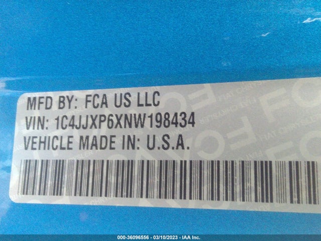 1C4JJXP6XNW198434 Jeep Wrangler 4xe Unlimited Sahara