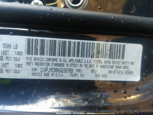 1C4PJMCB8HD236769 Jeep Cherokee Latitude