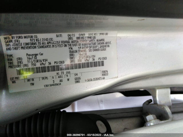 Ford FOCUS SE 2015 1FADP3F22FL282808 Image 10
