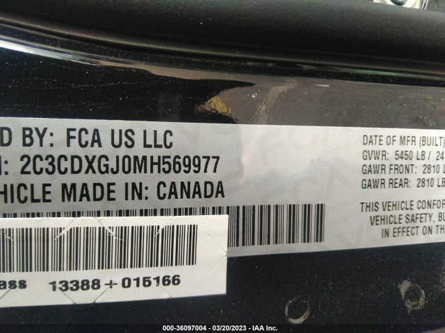 Dodge Charger Scat Pack Widebody 2021 2C3CDXGJ0MH569977 Image 9
