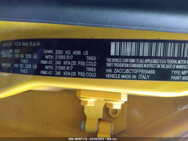 ZACCJBCT0FPB58469 Jeep Renegade Trailhawk