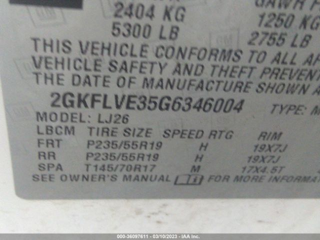 2GKFLVE35G6346004 GMC Terrain Denali
