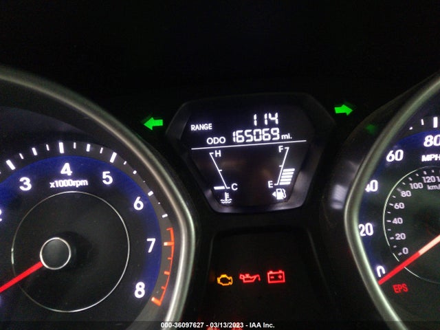 2013 HYUNDAI ELANTRA GLS VIN: 5NPDH4AE0DH250763