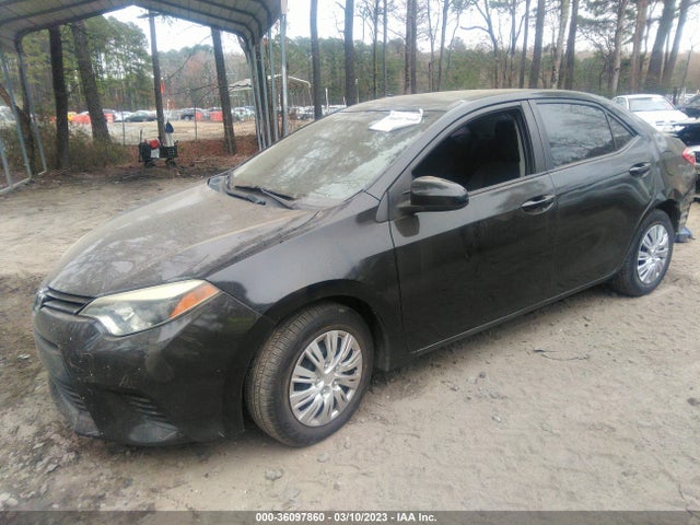 2015 TOYOTA COROLLA L/LE/S/S PLUS/LE PLUS VIN: 2T1BURHE4FC324133