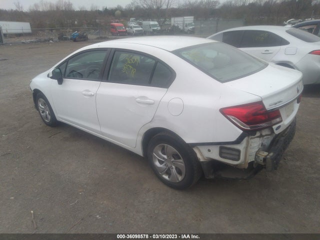 2013 HONDA CIVIC SDN LX VIN: 2HGFB2F5XDH573980