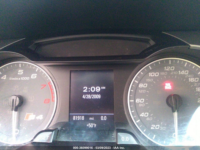 2010 AUDI S4 PRESTIGE VIN: WAUKGAFL5AA009264
