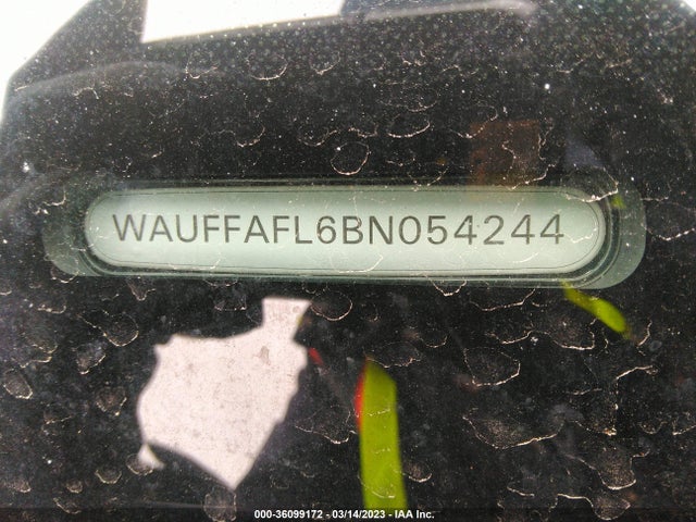 WAUFFAFL6BN054244 Audi A4 2.0t Premium  Plus