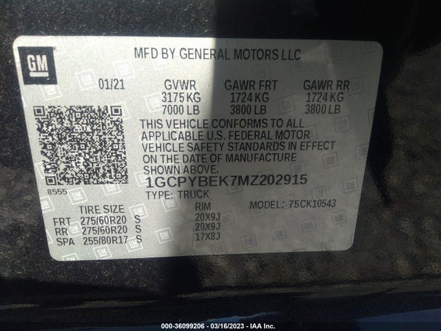 Chevrolet Silverado 1500 Custom 2021 1GCPYBEK7MZ202915 Image 9