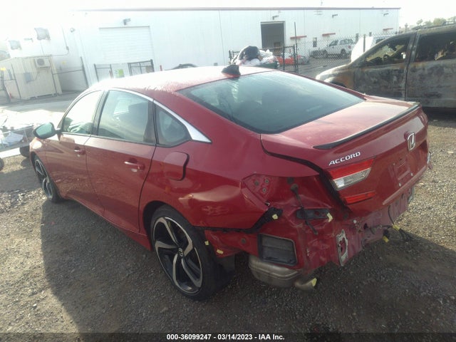 2021 HONDA ACCORD SEDAN SPORT SE VIN: 1HGCV1F40MA072753