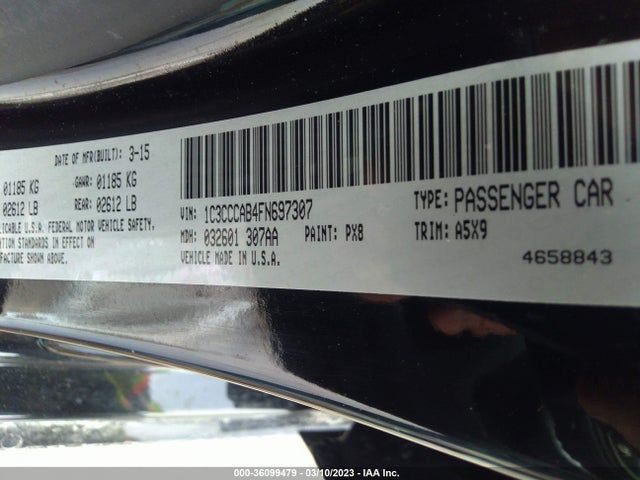 1C3CCCAB4FN697307 Chrysler 200 Limited