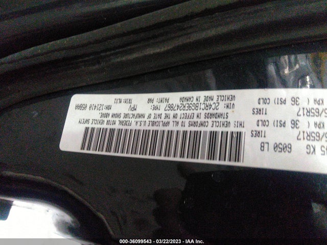 2C4RC1BG9ER247867 Chrysler Town & Country Touring