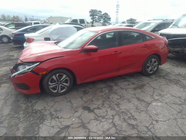 Honda Civic Sedan Lx 2017 2HGFC2F57HH519684 Image 2