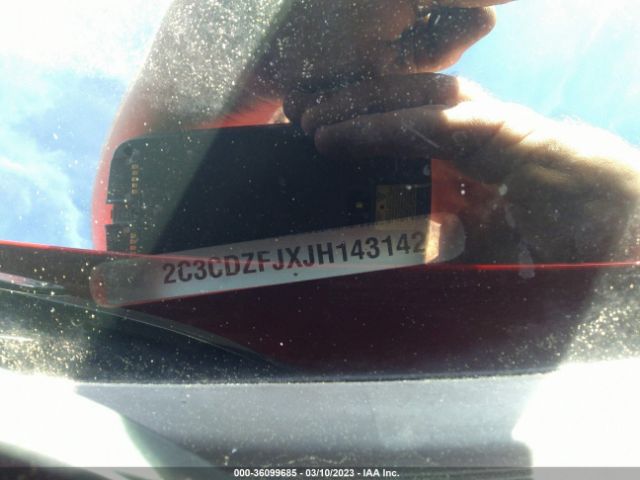 2C3CDZFJXJH143142 Dodge Challenger R/t Scat Pack