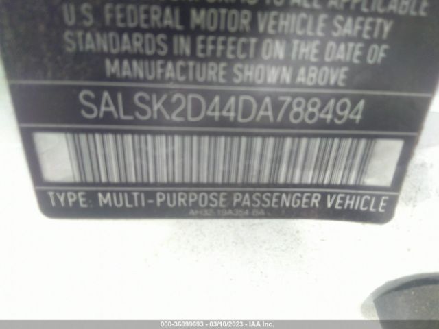 SALSK2D44DA788494 Land Rover Range Rover Sport Hse Lux