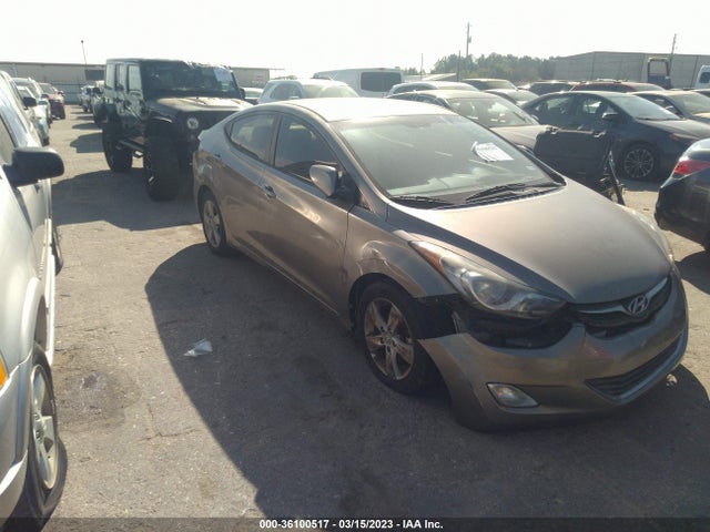 2013 HYUNDAI ELANTRA GLS VIN: 5NPDH4AEXDH450274