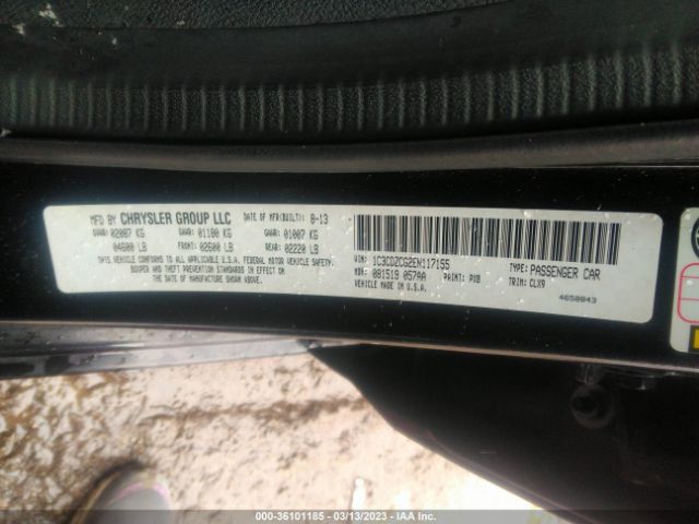 1C3CDZCG2EN117155 Dodge Avenger Sxt