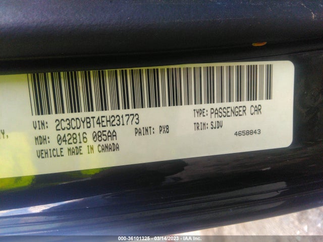 Dodge Challenger Shaker Pkg 2014 2C3CDYBT4EH231773 Image 9