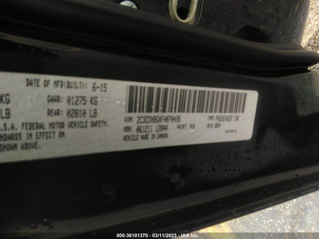 Dodge Charger Se 2015 2C3CDXBGXFH870495 Image 9