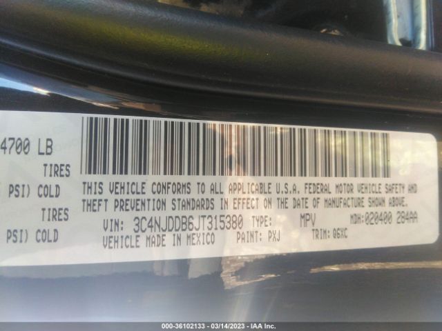 3C4NJDDB6JT315380 Jeep Compass Trailhawk