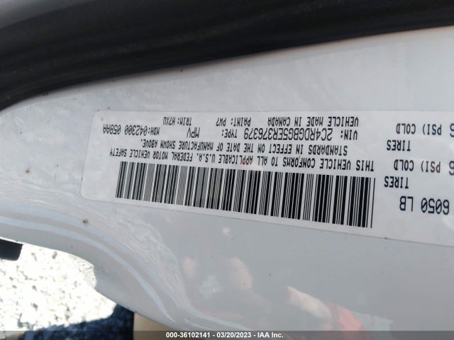 Dodge Grand Caravan American Value Pkg 2014 2C4RDGBG5ER376379 Image 9