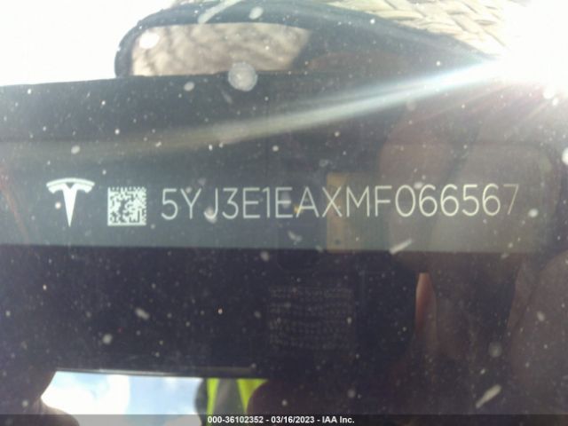 5YJ3E1EAXMF066567 Tesla Model 3 Standard Range Plus