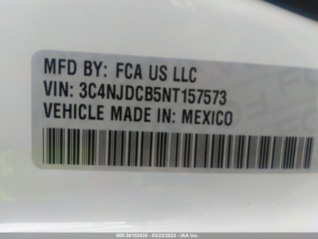 3C4NJDCB5NT157573 Jeep Compass High Altitude