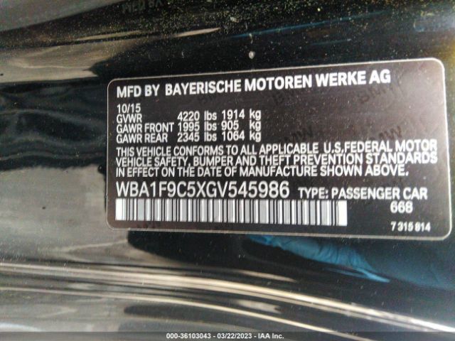 WBA1F9C5XGV545986 BMW 2 Series 228i
