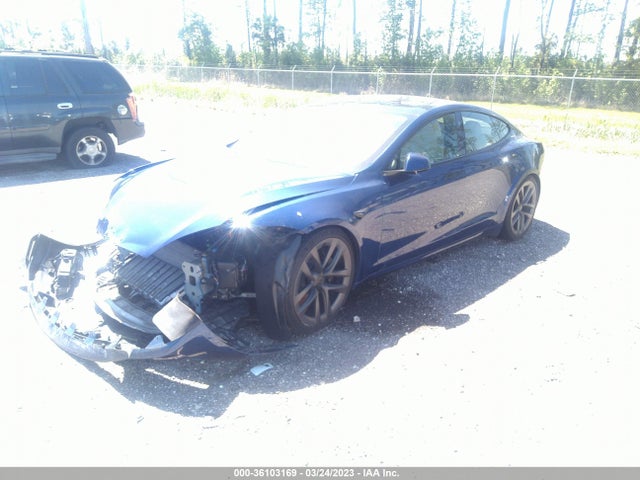 Tesla Model S Plaid 2021 5YJSA1E63MF432145 Image 2